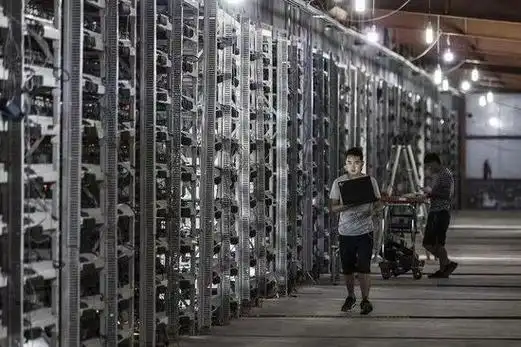 A powerful mining rig in action