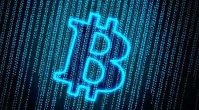 Expansive cryptocurrency mining farm with rows of active miners